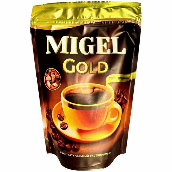 Кофе растворимый Migel Gold натуральный сублимированный 150г