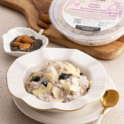 Каша 4 злака на кокосовом молоке МясновЪ Шеф-повар вес