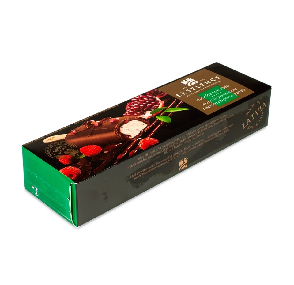 

Эскимо Ekselence со вкусом граната и малины БЗМЖ 85 г