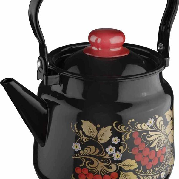 Чайник эмалированный с рисунком, 3,5 л