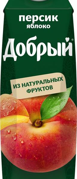 Нектар Добрый персиково-яблочный 1л