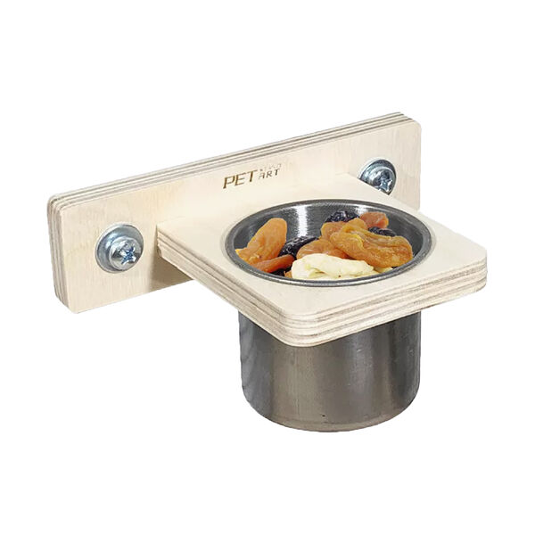 Кормушка для попугаев Wall Bowl, S, 120 мл