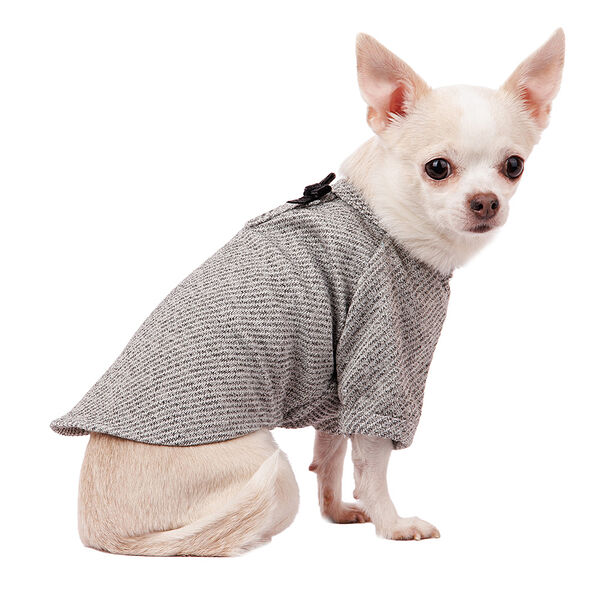 Футболка для собак XS серый (унисекс)