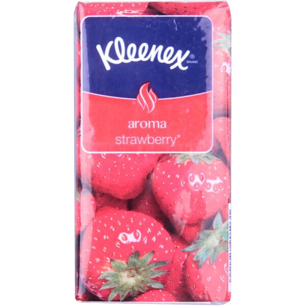 Платки носовые KLEENEX ароматизированные клубника (Strawberry)*1шт
