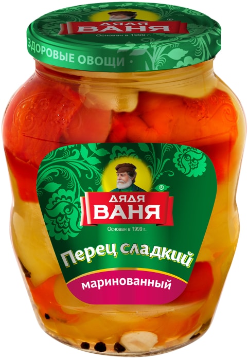 

Перец маринованный Дядя Ваня сладкий 680 г