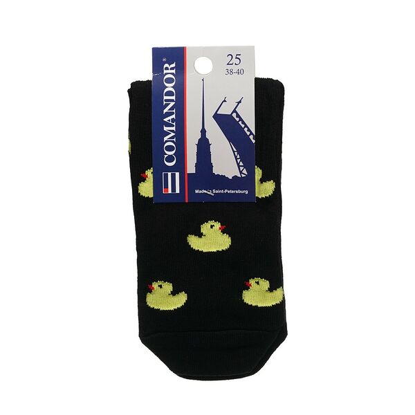 Мужские носки Opium Comandor Утята, черные, р.25