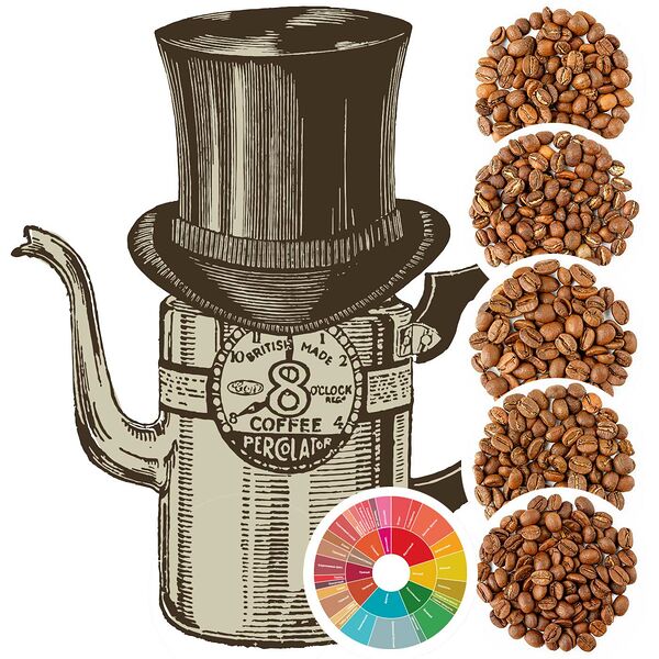 Набор Университет кофе. Курс «Кофейные континенты»