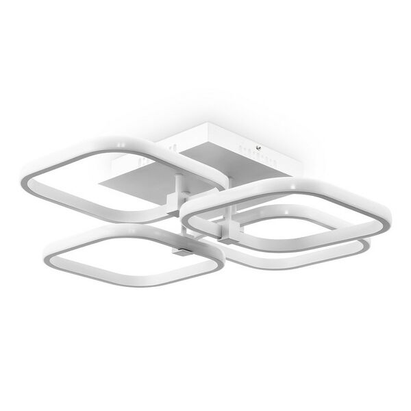 Потолочный светильник Freya Gritta, LED, 51 Вт, 4400 Лм, 4000К, белый