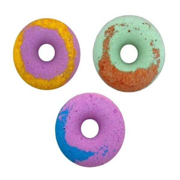 Бомбочка для ванн Cafe mimi, пончик-гейзер, в ассортименте 140 г