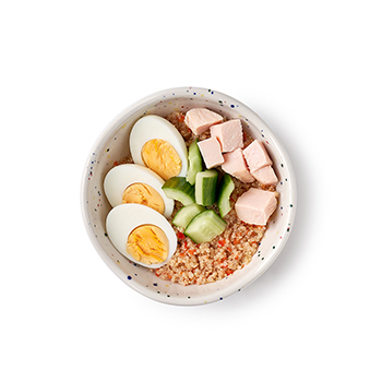 

Завтрак с индейкой су-вид, яйцом и киноа Азбука Вкуса 185 г