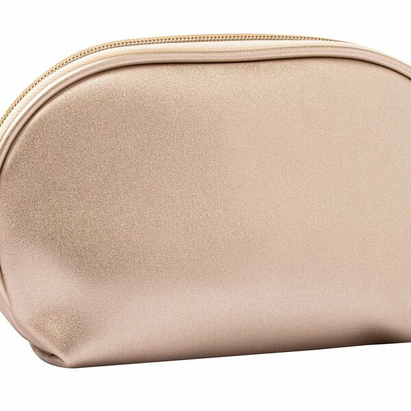 N.1 Косметичка золотая овальная большая