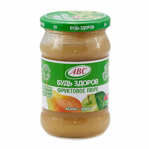 Пюре яблочно-грушевое ТМ АВС (ЭйБиСи)