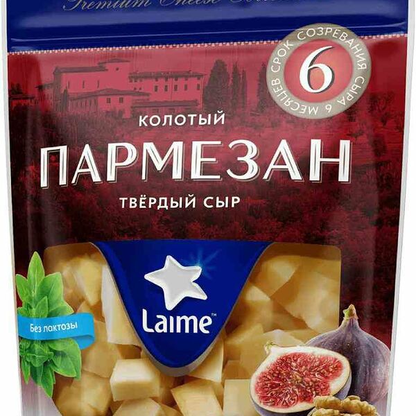 Сыр твердый Laime Пармезан 40% колотый