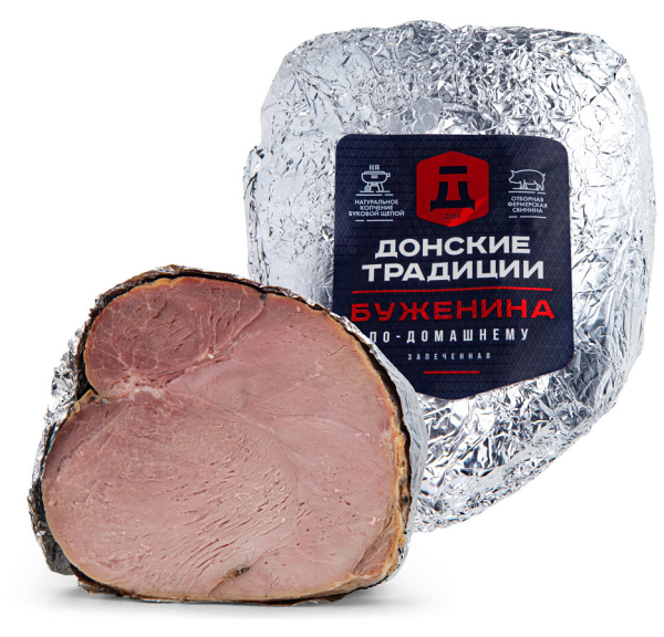 Буженина Донские традиции По-домашнему запечённая в/у вес 