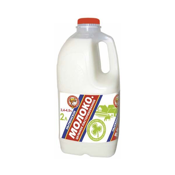 Молоко Нытвенское 3.4-4.5% 2л Цельное Пастеризованное пэт