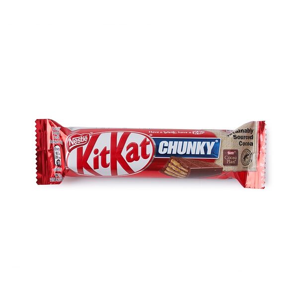 Батончик KitKat Chunky с вафельной начинкой, покрытый молочным шоколадом 40г