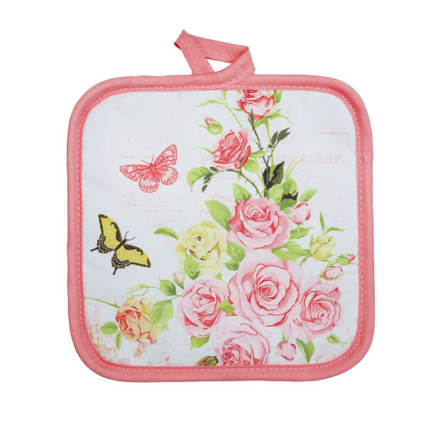 Provance чайная роза прихватка, 100% полиэстер, 17х17см