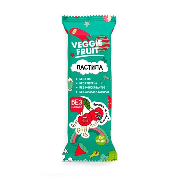 Пастила фруктовая ТМ Яблоко-вишня 30г