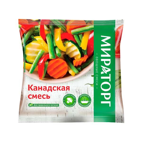 Смесь овощная Канадская Мираторг  400гр зам пакет