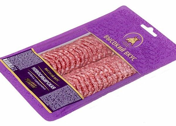 Колбаса сырокопченая Высокий вкус Новосибирская, Сибирская продовольственная компания