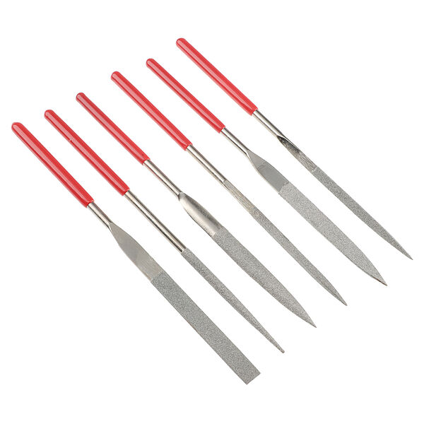 Рокот набор надфилей алмазных 6шт, размер 3x140мм, блистер