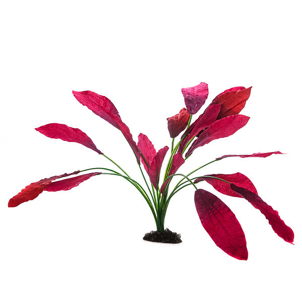 Декор для аквариума Растение шелковое Эхинодорус Кляйн Бер, 40см