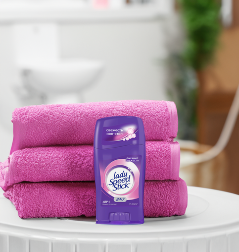 

Дезодорант-антиперспирант Lady Speed Stick 24/7 Дыхание свежести твердый 45 г