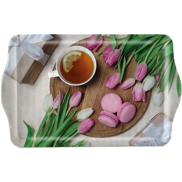 Поднос сервировочный Fantasia, 38.5х24.5 см, пластик