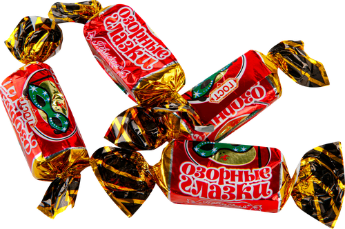 

Конфеты КФ ПЕРМСКАЯ Озорные глазки типа пралине вес