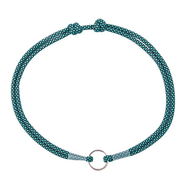 Шнурок для адресника из парашютного паракорда, размер 45-75 см бирюзовый