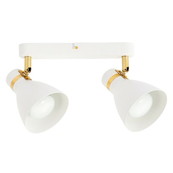 Спот Arte Lamp Fafnir, E27, 40 Вт, металл крашеный, белый