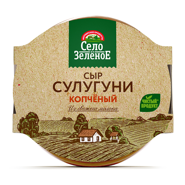 Сыр копченый Село Зелёное Сулугуни 40%, 280 г