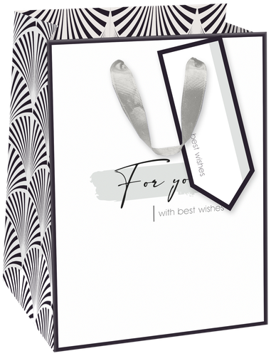 

Пакет подарочный Elegance премиум Белый крафт, 14х19х11 см, в ассортименте 1 шт.