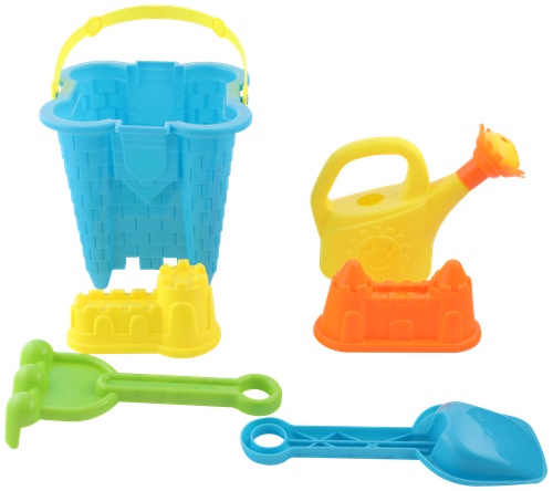 

Набор игровой для песка Bigga Ведерко с формочками 6 предметов