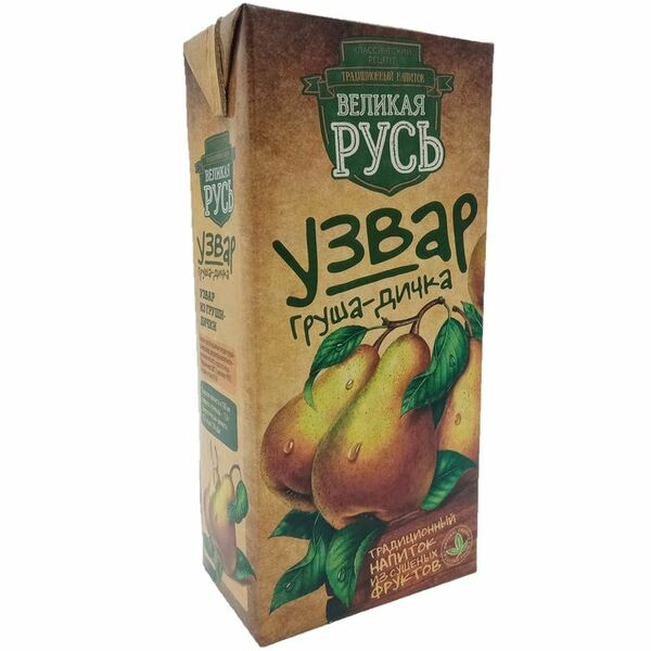 Узвар Великая Русь из груши-дички, 1л