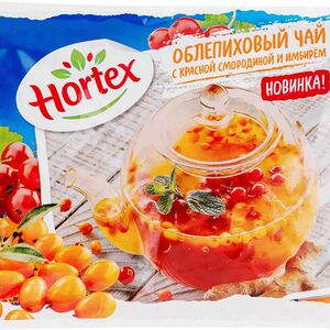Чай облепиховый быстрозамороженный Hortex с красной смородиной и имбирём
