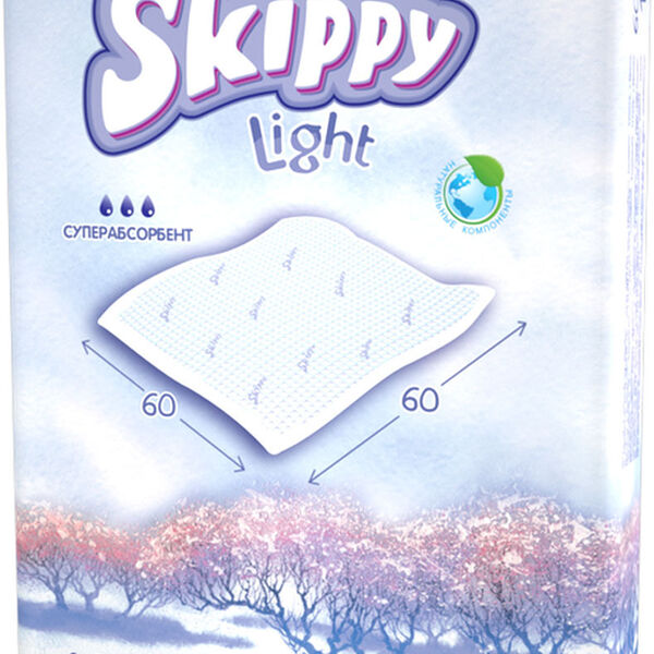 Гигиенические пеленки д/детей SKIPPY LIGHT р-р 60x60 10 шт