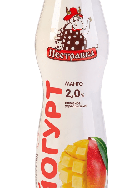 Йогурт Пестравка питьевой с манго