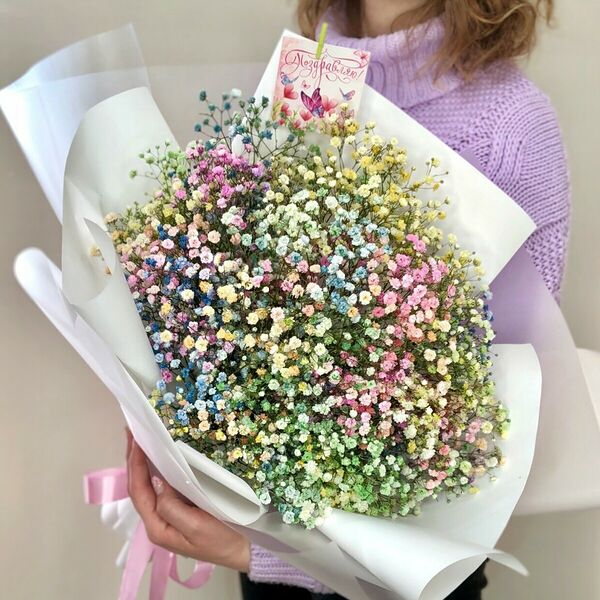 Букет Гипсофилы Микс