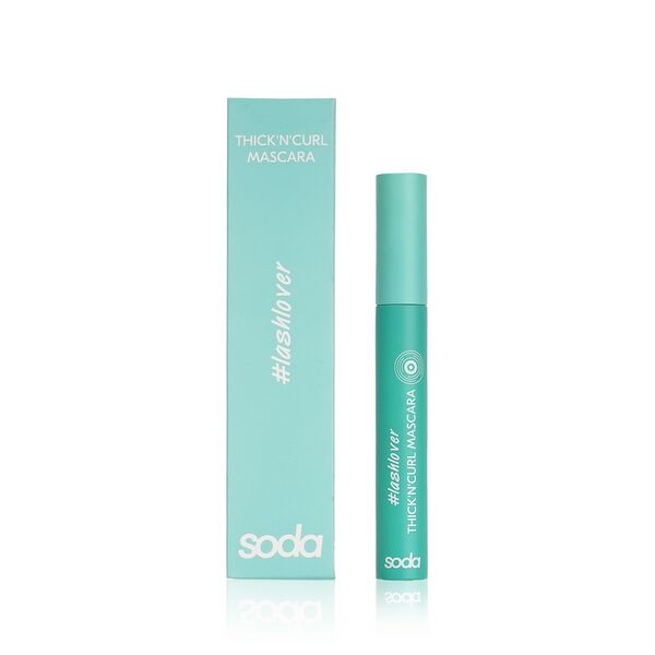 Тушь для ресниц Soda Thick'N'Curl Mascara #lashlover , Черный , 10мл