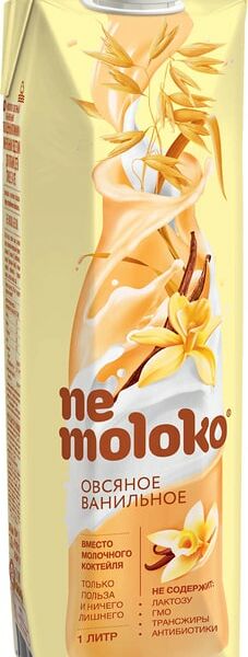 Напиток овсяный Nemoloko Ванильный 3.2% 1л