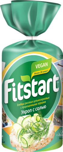 

Хлебцы Fitstart рисовые укроп с солью 90 г