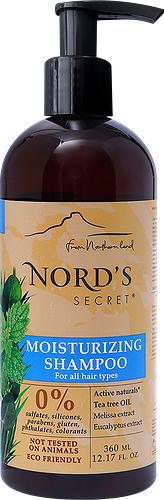 Шампунь Nord'S Secret для волос «Мелисса и масло Чайного дерева» увлажняющий,