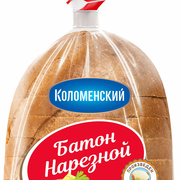Батон Коломенское нарезной, нарезанный, 200 г