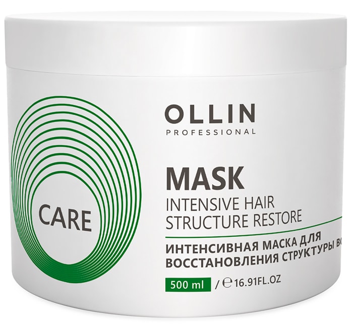

Маска для волос Ollin Professional Care интенсивная для восстановления структуры 500 мл