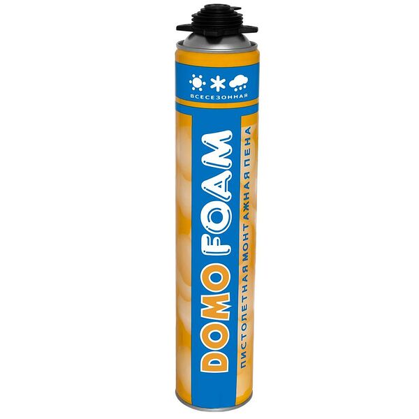Пена монтажная DOMOFOAM PRO всесезонная, 750 мл, 445 г