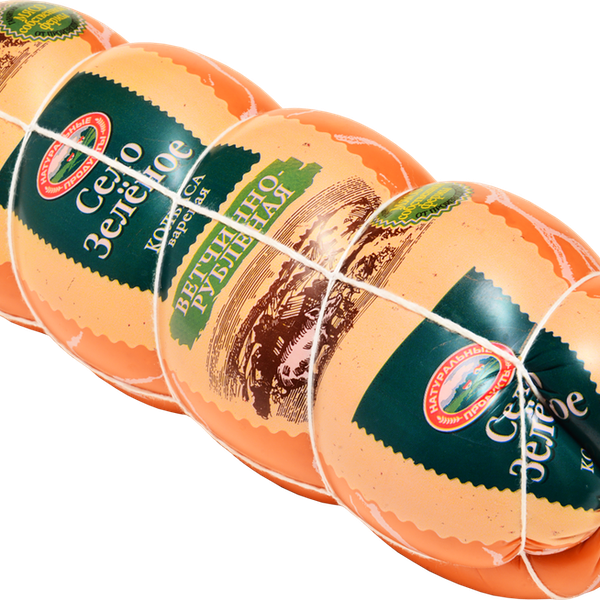 Колбаса СЕЛО ЗЕЛЁНОЕ Ветчинно-рубленая вареная 1с вес до 400 г