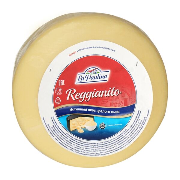 Сыр твёрдый La Paulina Реджанито 45% вес