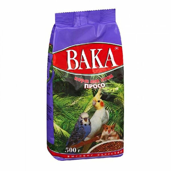 Корм для птиц просо ТМ Вака 500 г