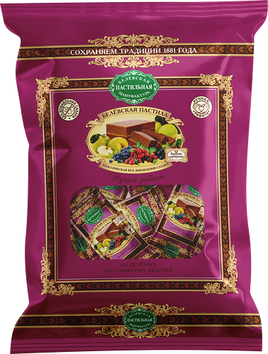 Пастила Белевская пастильная мануфактура Ягодное ассорти без сахара
